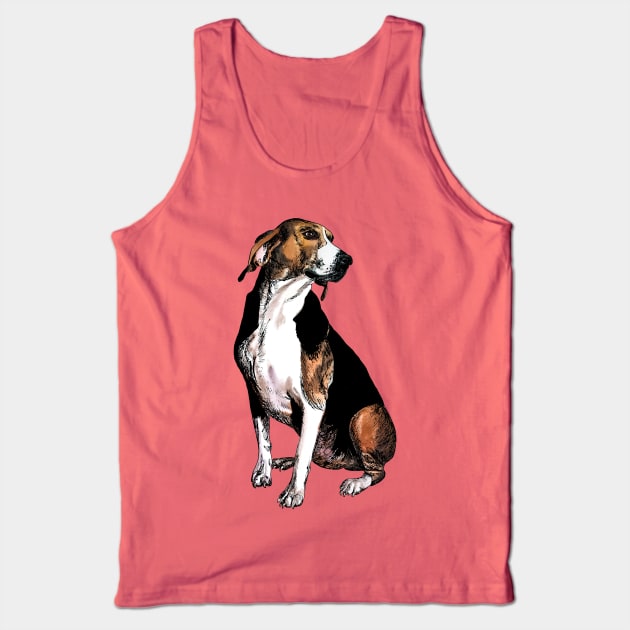 beagle Tank Top by VicaVeresk